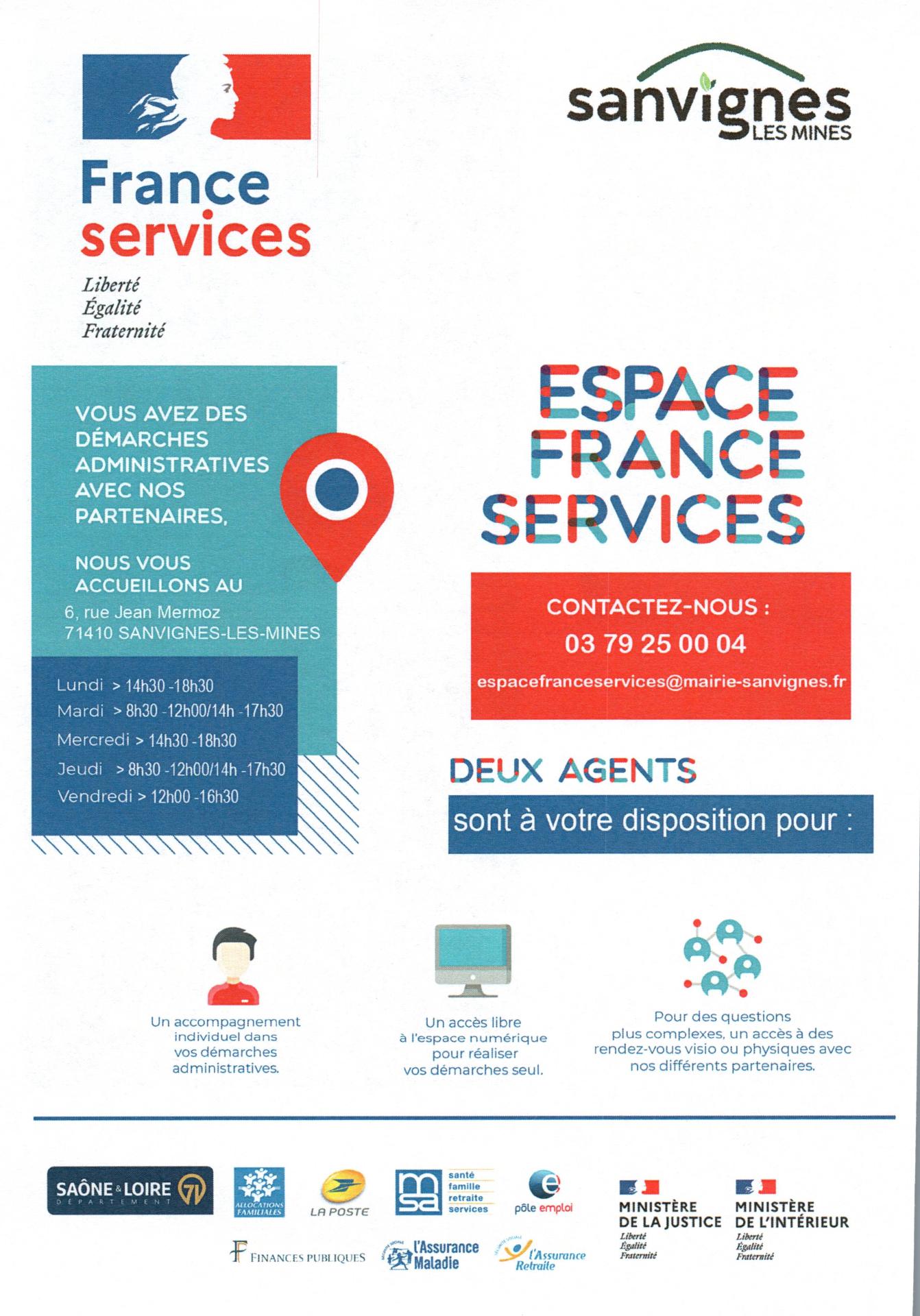 Espace France services Sanvignes-les-Mines