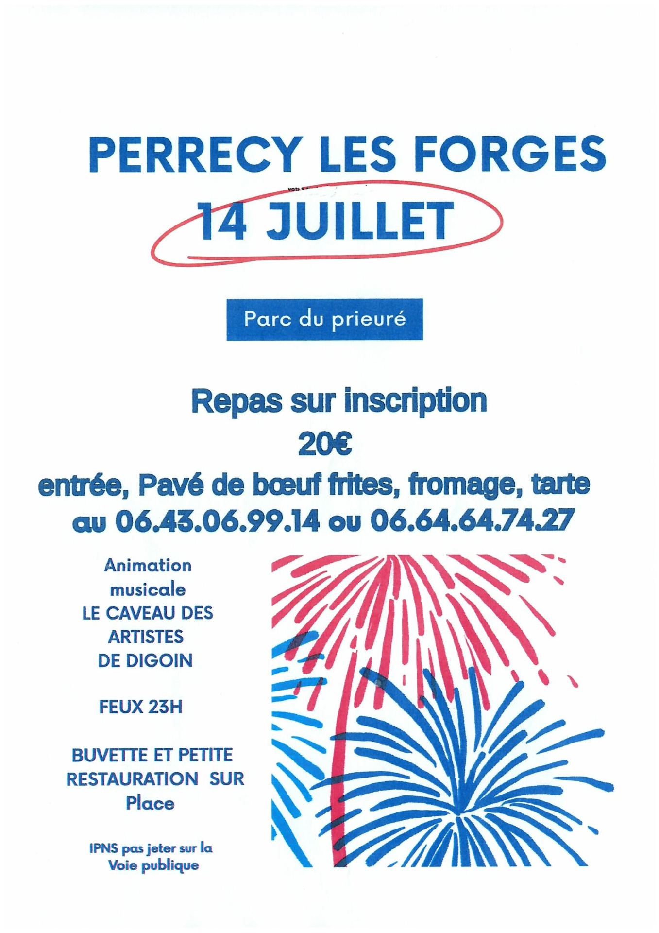 Feux d'artifice 2025